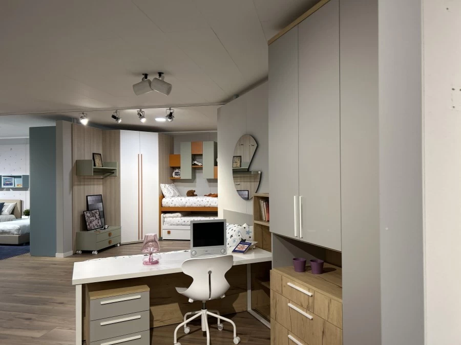 Cameretta letto singolo Doimo Cityline Montreal