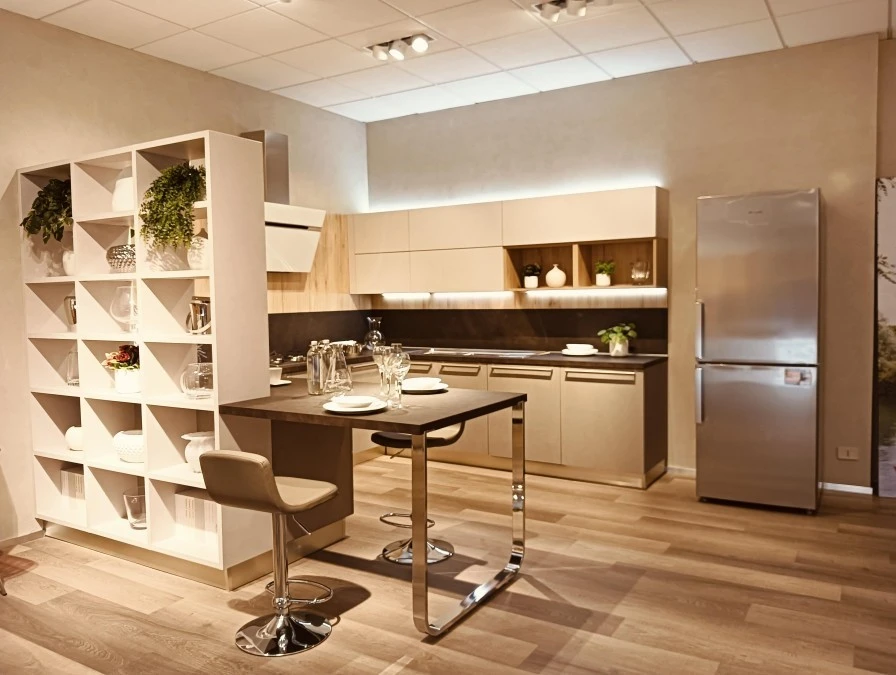 Cucina con penisola Veneta Cucine Start Time