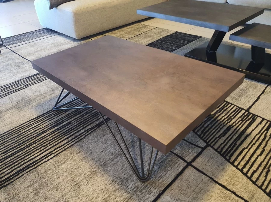 Tavolino trasformabile EasyLine RAY CORTEN