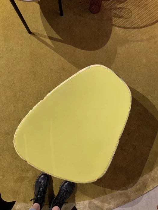Poltrona con pouf Moroso Fjord
