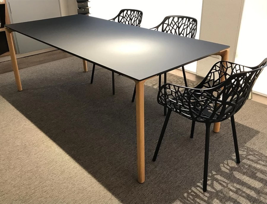 Tavolo rettangolare Kristalia Boiacca Wood