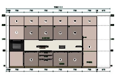 Cucina lineare Stosa Cucine metropolis