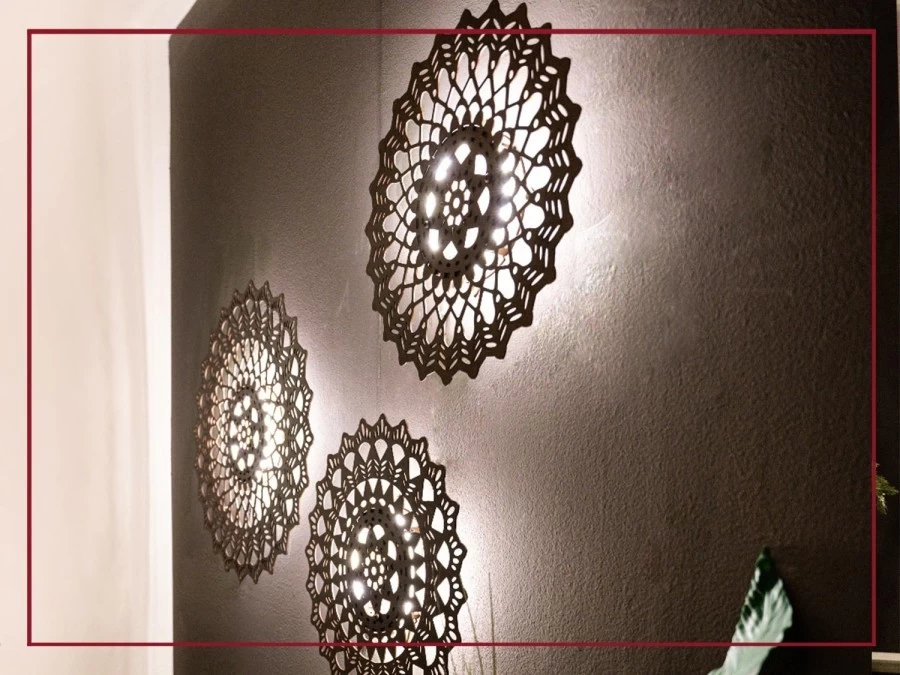 Lampada da parete Centrino Style DONNA CARMELA