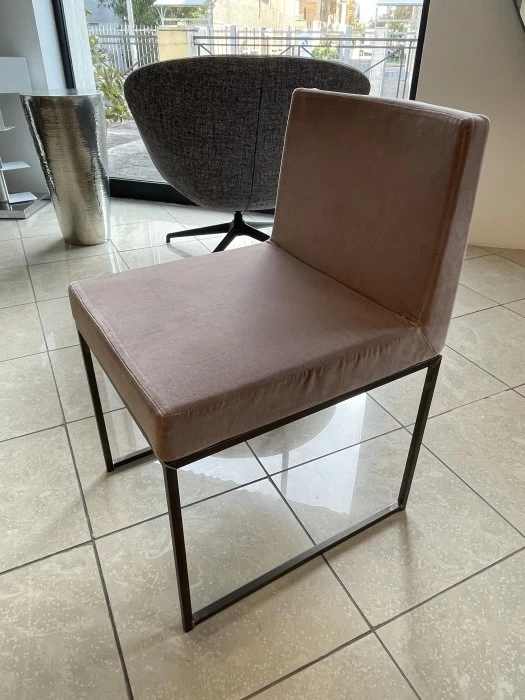Sedia senza braccioli Meridiani Rider Uno