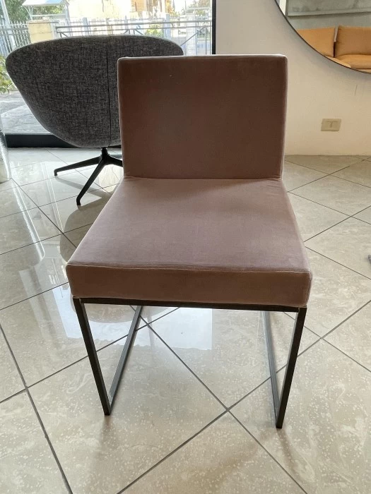 Sedia senza braccioli Meridiani Rider Uno