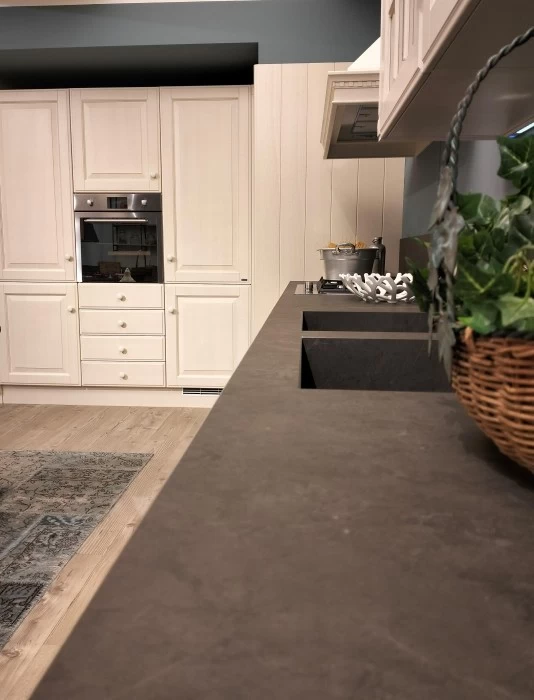 Cucina lineare Scavolini Baltimora Telaio Legno