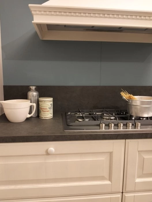 Cucina lineare Scavolini Baltimora Telaio Legno