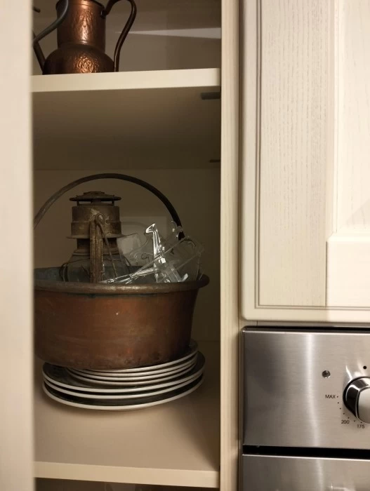 Cucina lineare Scavolini Baltimora Telaio Legno