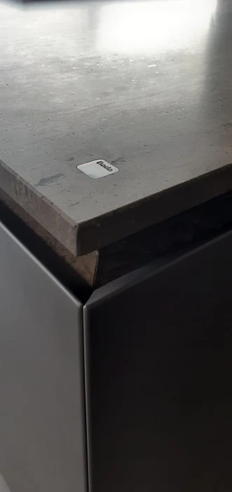 Cucina con Isola Molteni&C - Dada Engineered Intersection Acciaio Nebula