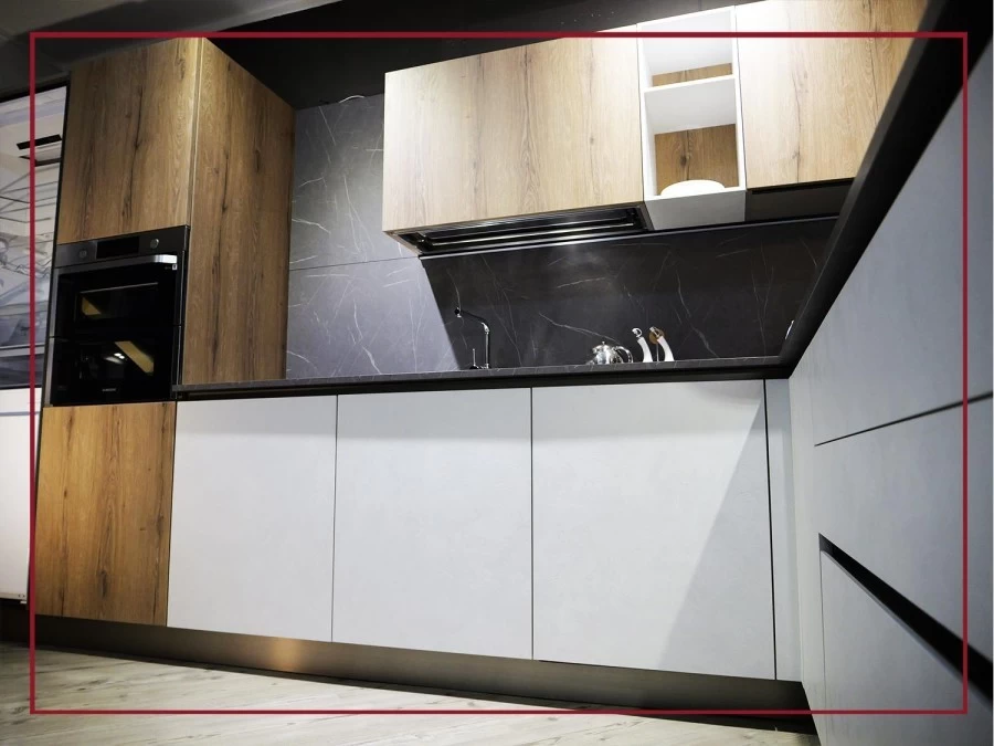 Cucina con penisola Arredo3 KALì CALCE