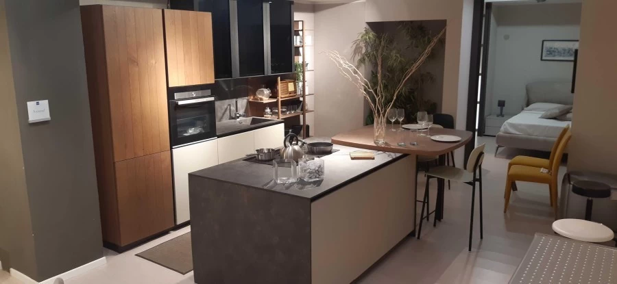 Cucina con Isola Stosa Cucine NATURAL