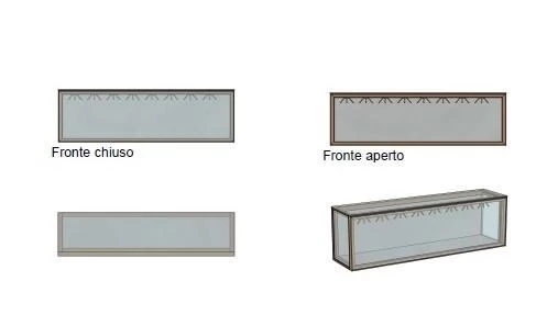 Soggiorno componibile Rimadesio Parete Modulor