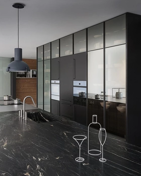 Cucina con Isola Camagni Cucine TRE-D