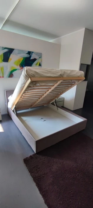 Letto matrimoniale con contenitore Ergogreen JASMINE