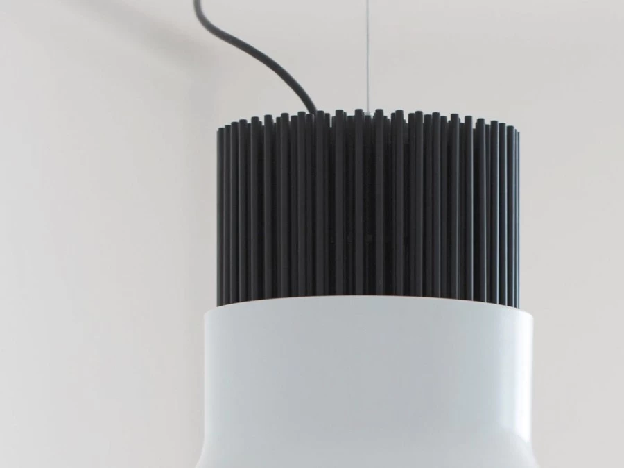 Lampada sospesa Flos Ligth Bell bianca 46 W led