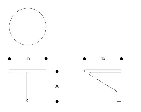 Mensola Artek KAARI WALL SHELF ROUND