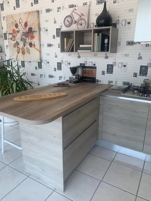 Cucina con penisola Ar-Due Oriente