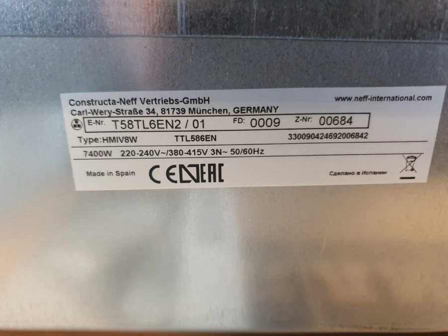 Piano Cottura Neff T58TL6EN2