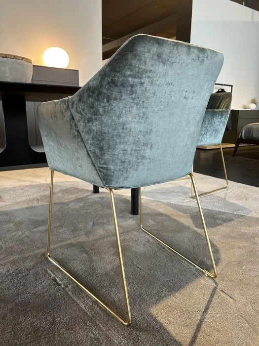 Sedia con braccioli Saba Italia New York