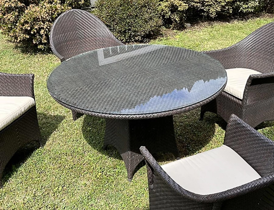 Tavolo da giardino Dedon Barcelona ø 100