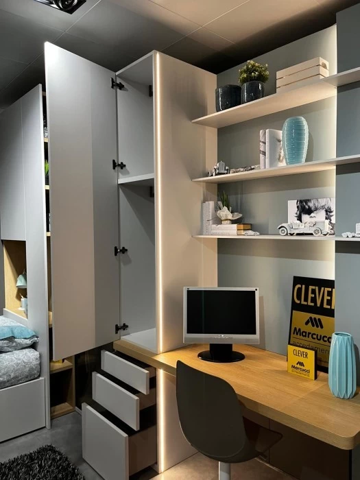 Cameretta con cabina armadio Clever c3