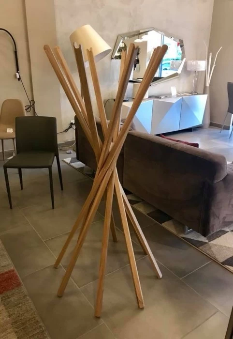 Appendiabito Zanotta Sciangai rovere naturale