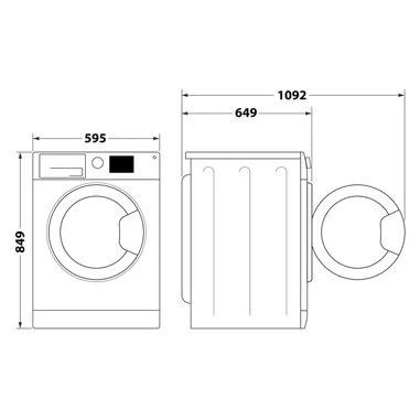 Elettrodomestico Whirlpool Asciugatrice FFTNM1182IT