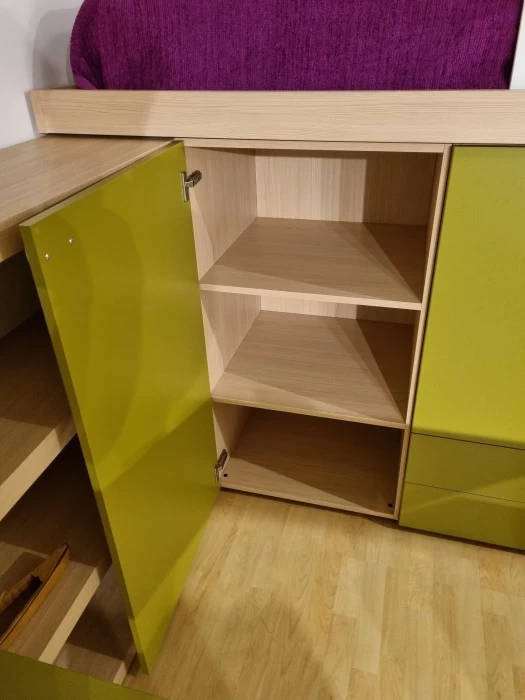 Cameretta con soppalco Nidi Laminato