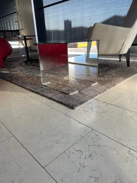 Tavolino quadrato Glas Italia ILLUSION