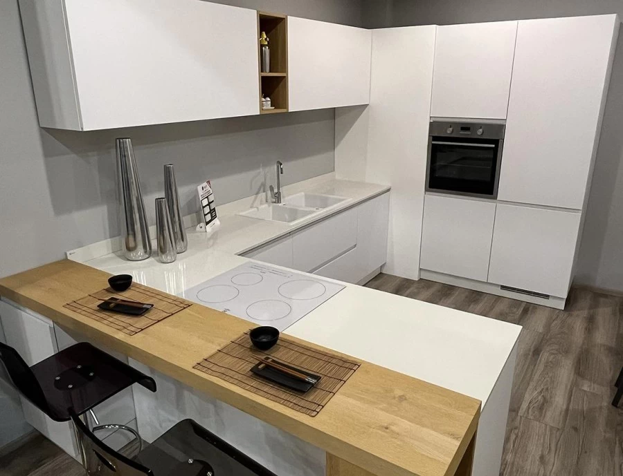 Cucina con penisola Dibiesse Spring Job
