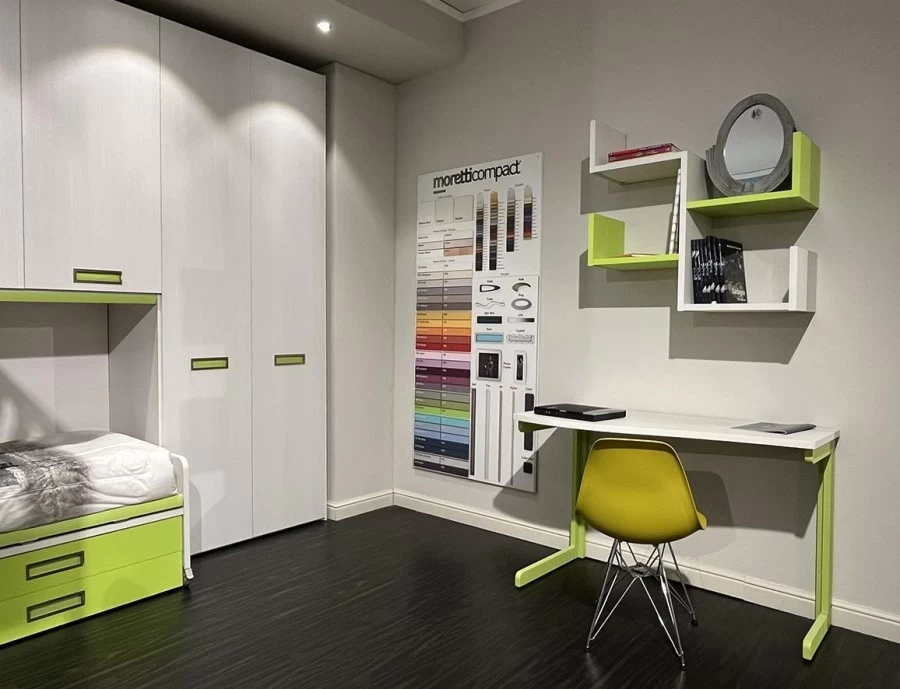 Cameretta con soppalco Moretti Compact Kids