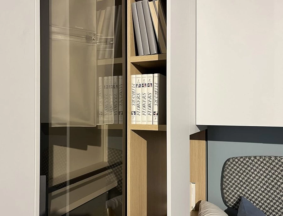Cameretta letto singolo Clever Seta