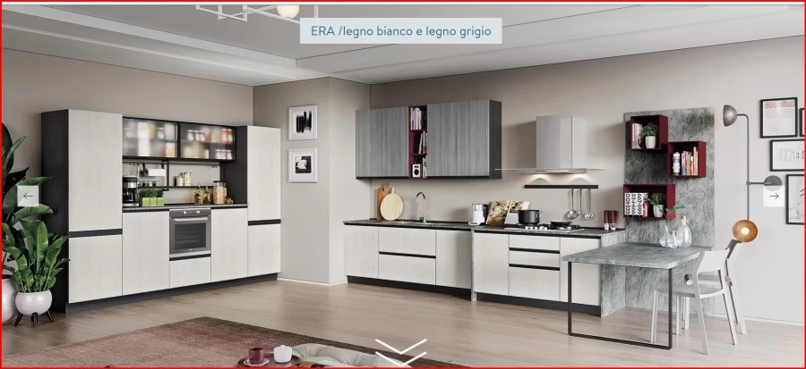 Cucina lineare Net Cucine ERA