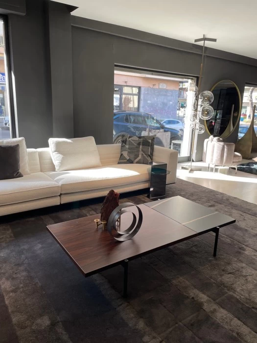 Tavolino rettangolare Minotti Superquadra