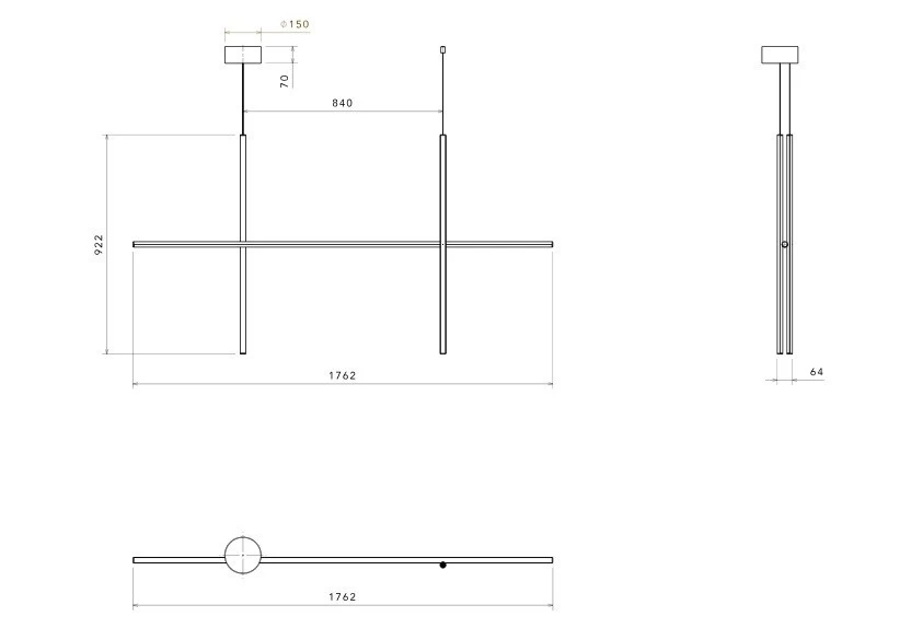 Lampada sospesa Flos COORDINATES SUSPENSION 2