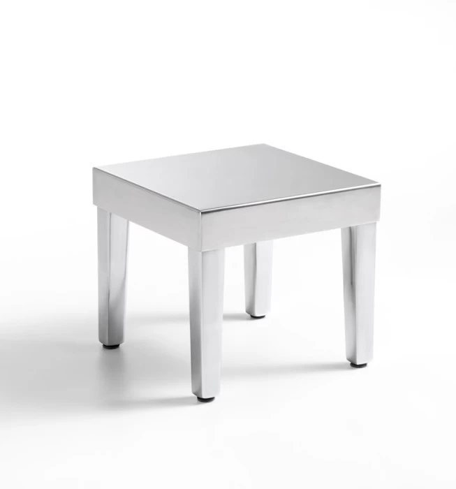 Tavolino quadrato Galli White