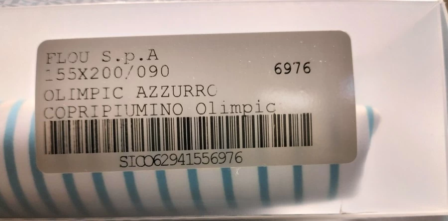 Biancheria da letto Flou Olimpic Azzurro 6976 cm 90