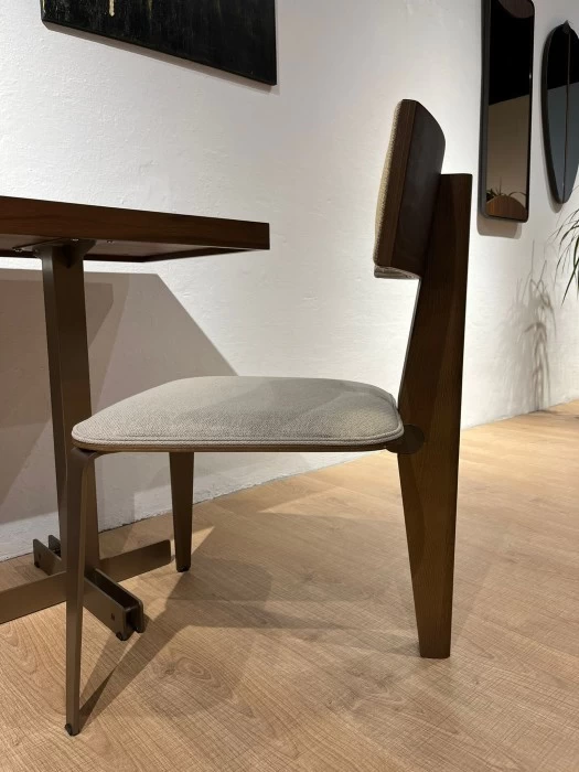 Consolle Comosette Balance con specchio e sedia