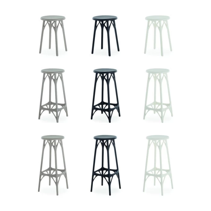 Sgabello Kartell AI STOOL LIGHT 65cm