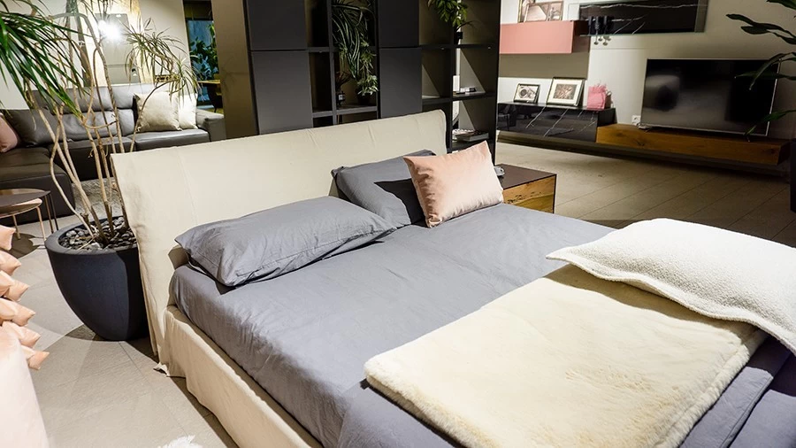 Letto matrimoniale con contenitore Ethos Kune
