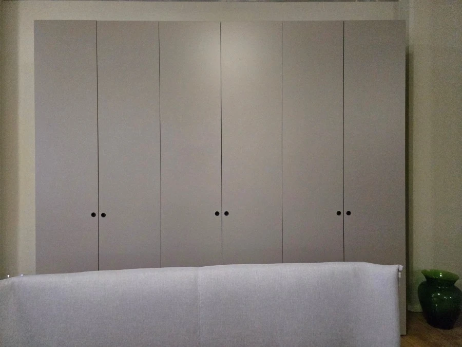 Armadio battente Novamobili Alfa  (in nobilitato tweed)