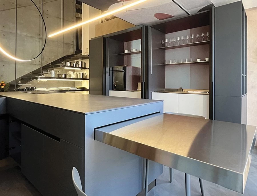 Cucina con Isola Elmar Solo ISOLA At Home Cube