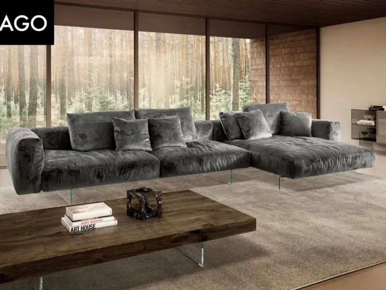 Divano Chaise-longue Lago AIR SOFT