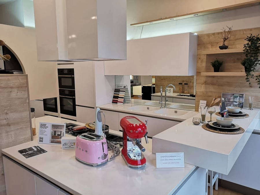 Cucina con Isola Hacker Systemat AV 6000