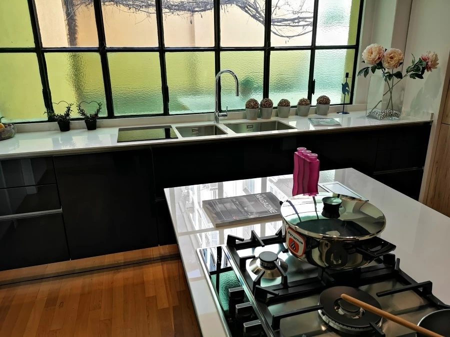 Cucina con Isola Hacker AV 4030 + Bali