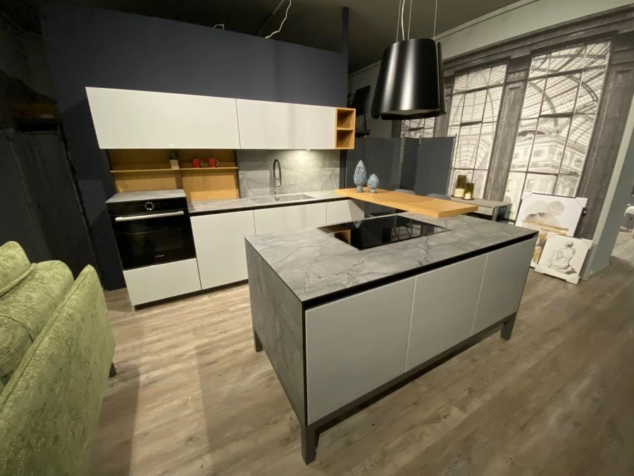 Cucina con Isola Arredo3 GLASS