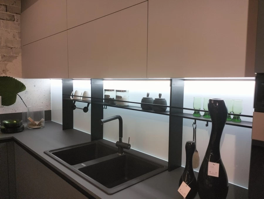 Cucina angolare Scavolini Delinea Fenix