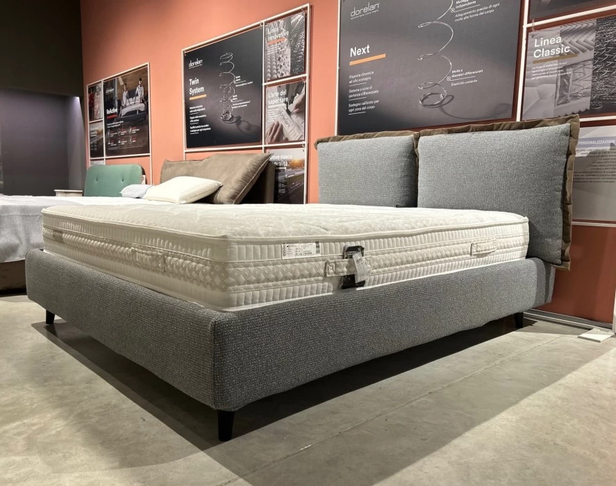 Letto matrimoniale con contenitore Samoa Wisp Compatto