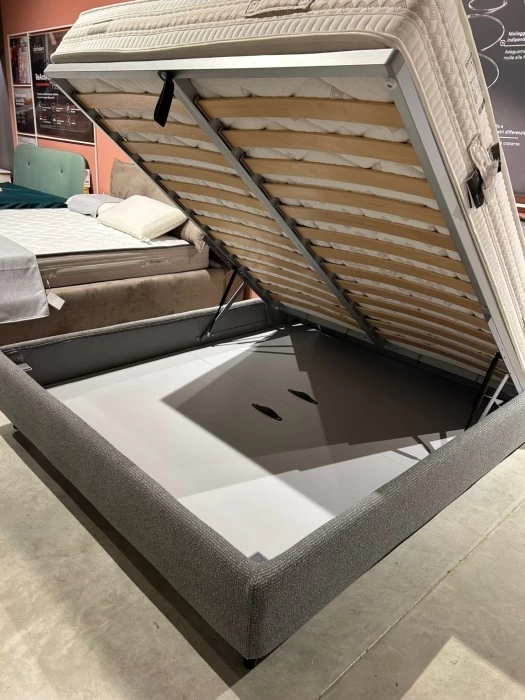 Letto matrimoniale con contenitore Samoa Wisp Compatto
