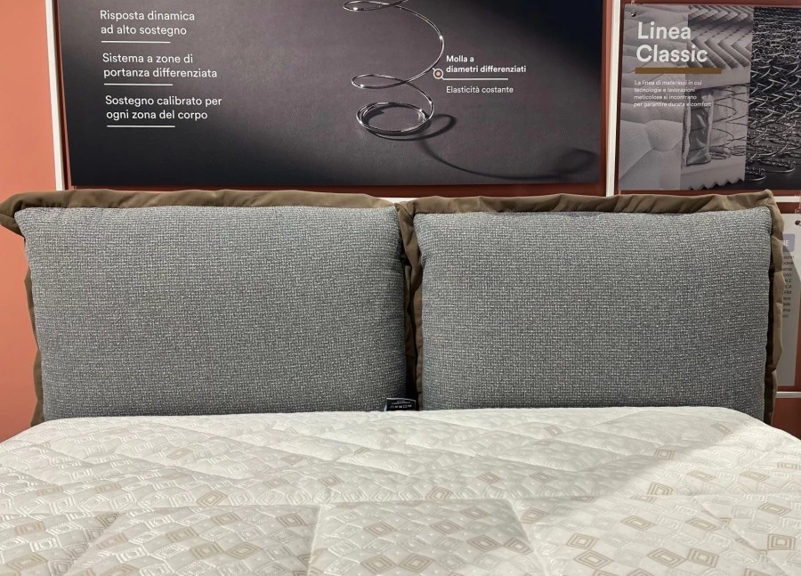 Letto matrimoniale con contenitore Samoa Wisp Compatto